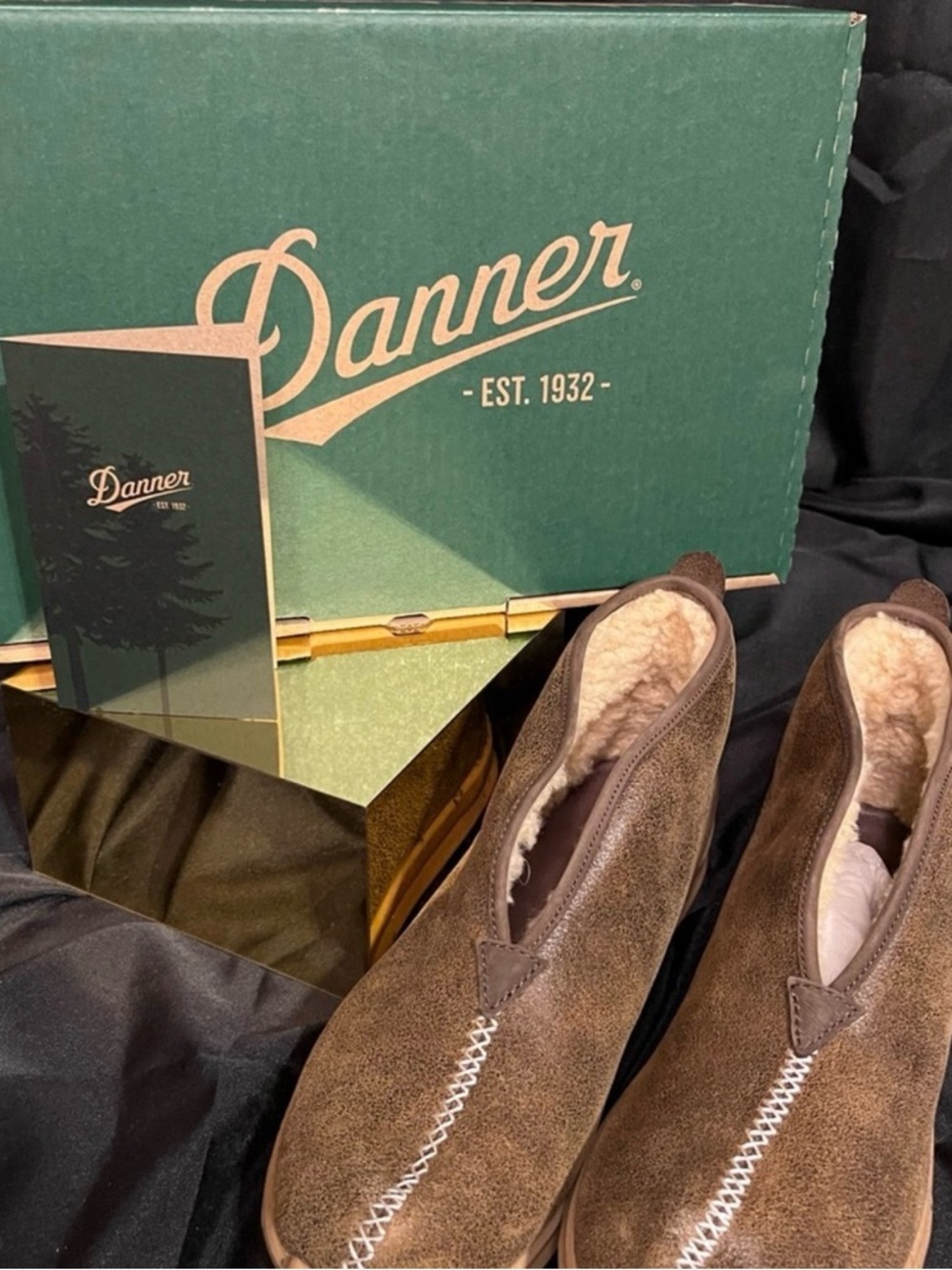 Danner Men’s Forrest Moc Boots Shearling-Lined Size 10.5 Men’s w/ Box - Picture 8 of 13